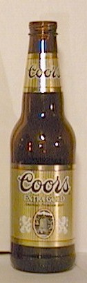 Coors Extra Gold bottle by Coors Brewing co.