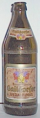 Gaildorfer Spezial-Dunkel bottle by Braurei Eugen Häberlen Gaildorf 