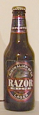 Razor Edge bottle by Tasmanian Breweries 