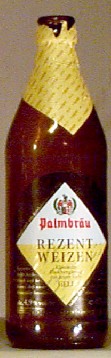 Palmbräu Rezent Weizen bottle by Palmbräu Zorn Söhne