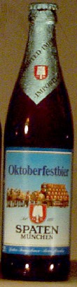 Spaten Oktoberfestbier bottle by Spaten
