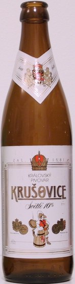 Krusovice Svetle 10% bottle by Kralovsky Pivovar 