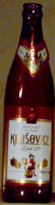 Krusovice Lezak 12% bottle by Kralovsky Pivovar