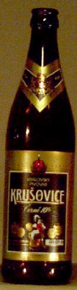 Krusovice Cerne 10% bottle by Kralovsky Pivovar