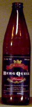 Berg Quell Pilsener bottle by Linden Brauerei Unna
