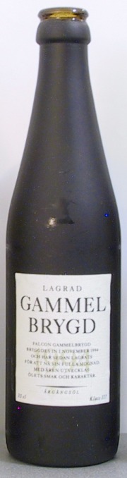 Gammel Brygd  1994 bottle by Falcon 