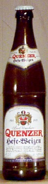 Quenzer Hefe-Weizen bottle by Quenzerbräu