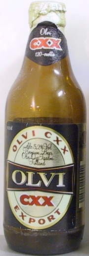 Olvi CXX Export bottle by Olvi 