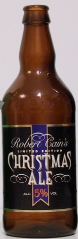 Robert Cain's Christmas Ale, Limited edition bottle by Robert Cain&Company Ltd 