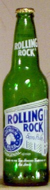 Rolling Rock Extra Pale bottle by Borsodi Sörgyar 