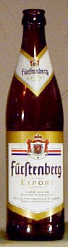 Furstenberg Export bottle by Furstlich Furstengische