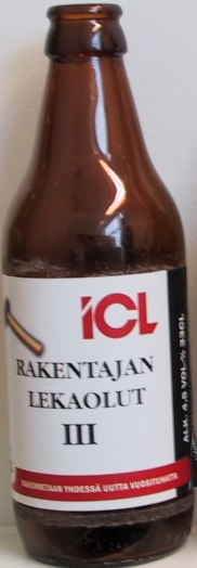 ICL Rakentajan Lekaolut III bottle by PUP 