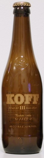 Koff III 180 v. bottle by Sinebrychoff 