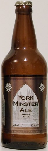 York Minster Ale bottle by The York Brewery Company Ltd 