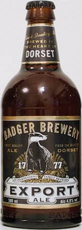 Badger Brewery Export Ale