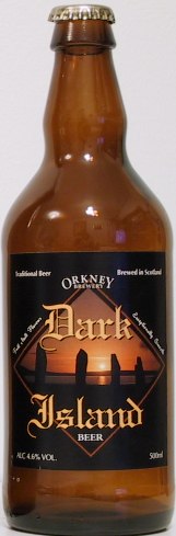 Dark Island bottle by Orkney Brewery 