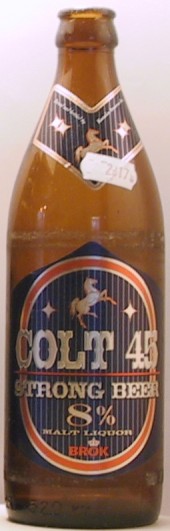 Colt 45 Strong Beer bottle by Brok Zaklady Piwowarskie w Koszalinie 