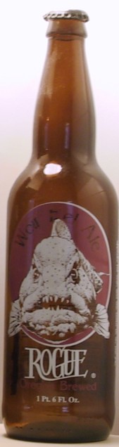 Rogue Wolf Eel Ale bottle by Oregon Brewing Company 