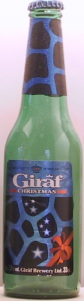 Giraf Christmas bottle by Giraf Brewery 