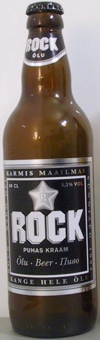 Rock (Label 2000: Puhas Kraam) bottle by Saku õlletehas 