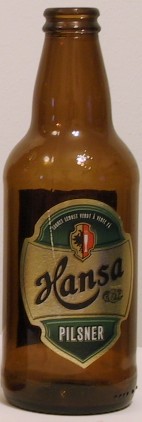 Hansa Pilsner (new label) bottle by A/S Hansa Bryggeri 