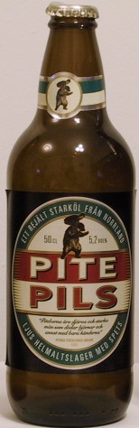 Pite Pils bottle by Zeunerts AB 