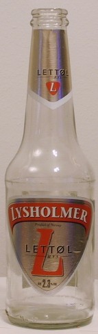 Lysholmer Lettøl (label 2000) bottle by Ringnes 