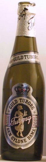 Tuborg Guld (label 2000) bottle by Carlsberg 