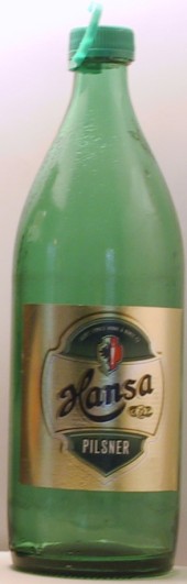 Hansa Pilsner bottle by A/S Hansa Bryggeri 