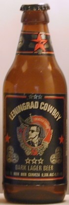 Leningrad Cowboy Dark Lager Beer bottle by Oy Mallaskoski AB 