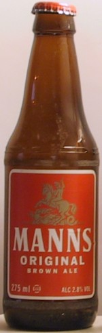 Mann's Original Brown Ale bottle by Ushers 