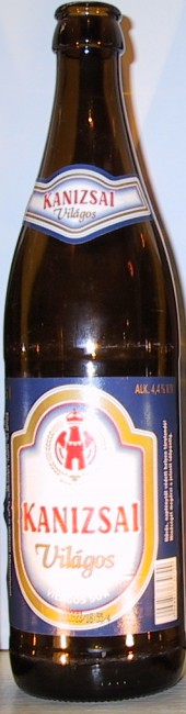 Kanizsai Vilagos bottle by Dreher Sörgyarck Rt 