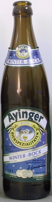 Ayinger Winter-Bock bottle by Aying 