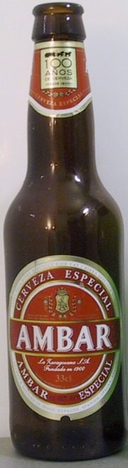 Ambar bottle by La Zaragozana S.A 