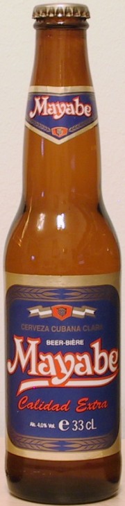 Mayabe bottle by Cerveza Cubana Clara 