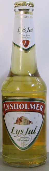 Lysholmer LysJul bottle by E.C.Dahls Bryggeri 