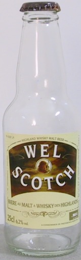 Wel Scotch bottle by Brasseries Kronenbourg 
