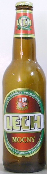 Lech Mocny bottle by LECH Browary Wielkopolski 
