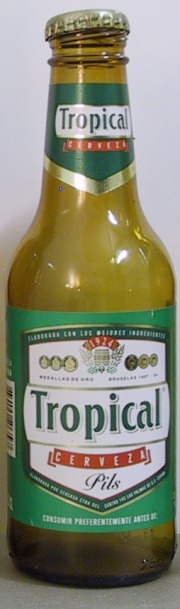 Tropical Pils bottle by Sical S.A. Las Palmas De Gran Canaria 