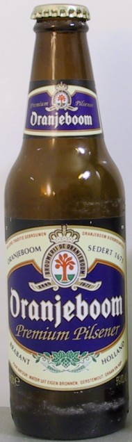 Oranjeboom bottle by Interbrew 
