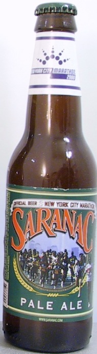 Saranac Pale Ale ( New York City Marathon 2000 edition)) bottle by Matt Brewing Co 