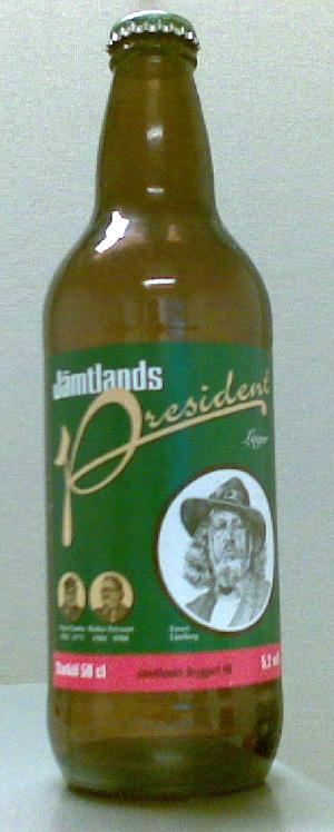 Jämtlands President bottle by Jämtlands Bryggeri AB 