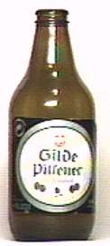 Gilde Pilsener bottle by Gilde Brauerei