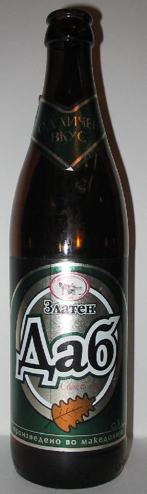 Zlaten Dab bottle by Prilepska Pivarnica 