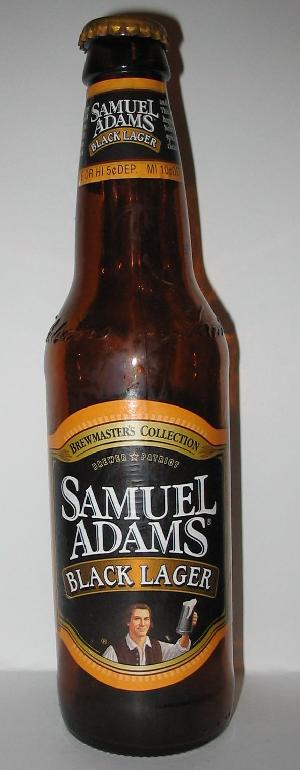 Samuel Adams Black Lager bottle by Boston Beer Company 