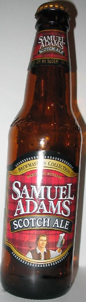 Samuel Adams Scotch Ale bottle by Boston Beer Company 