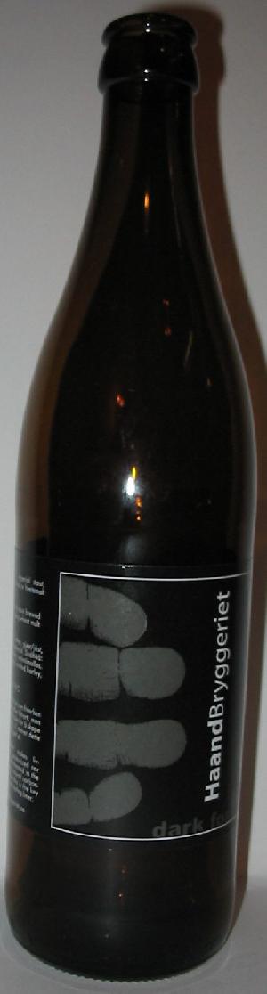 Dark Force bottle by Haandbryggeriet 