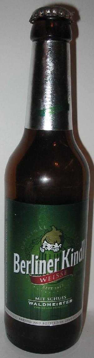 Berliner Kindl Weisse mit Schuss Waldmeister bottle by Berliner Kindl Brauerei  
