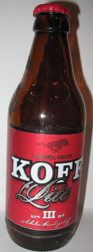 Koff Lite bottle by Sinebrychoff 