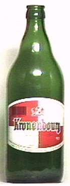Kronenbourg leveä pullo bottle by Danone 